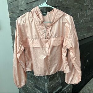 Wild Fable Shiny Pink Hooded Windbreaker*DONATING 4/1*